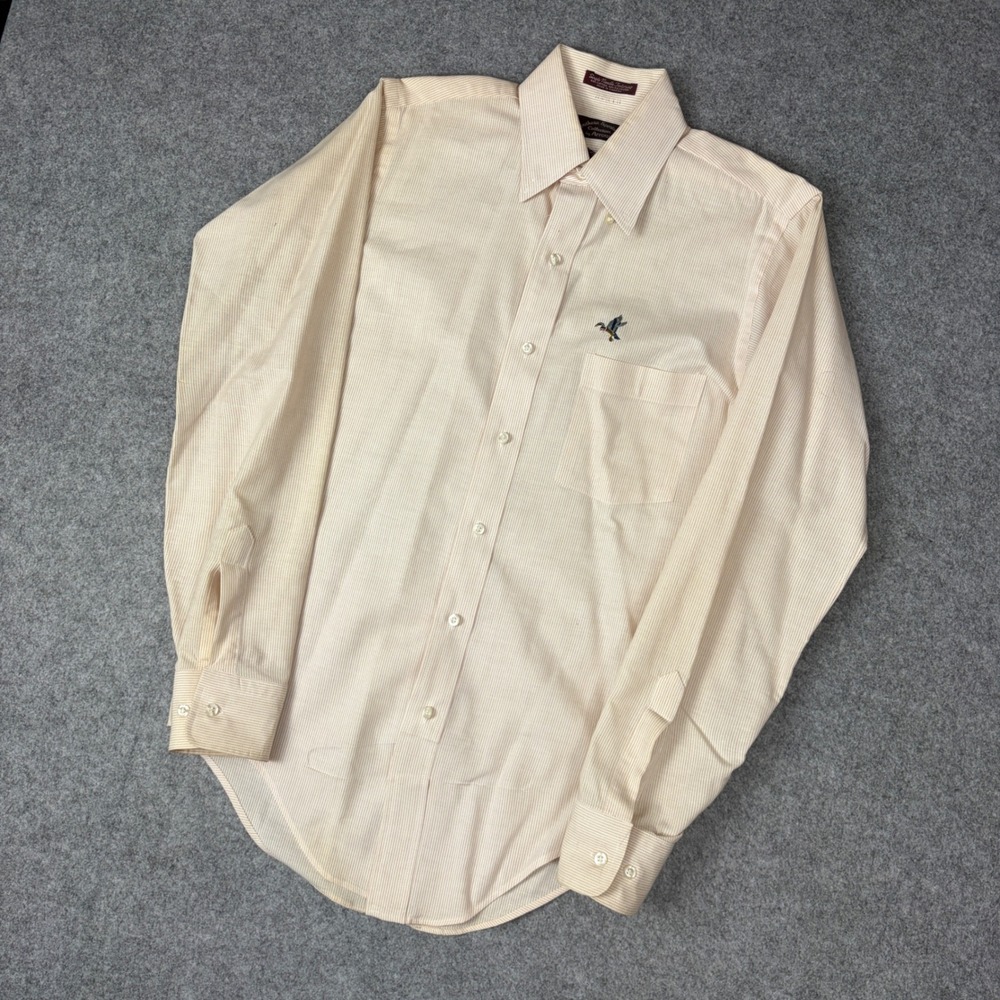Vintage Arrow Southern Sportsman Collection Pinstripe Duck Shirt Mens 15 34/35
